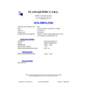 OCTIL DIMETIL PABA