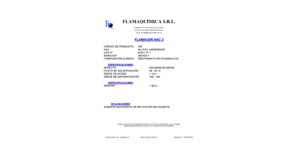 FLAMACER NAC 2