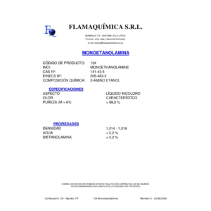 MONOETANOLAMINA