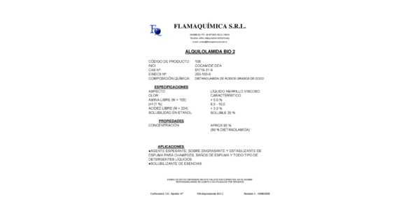 ALQUILOLAMIDA BIO 2