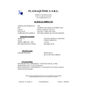 ALQUILOLAMIDA GC