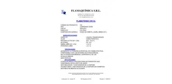 FLAMATENSO OXI CL