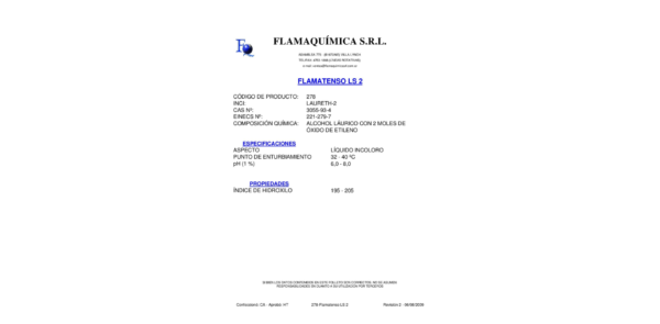 FLAMATENSO LS2