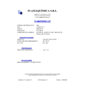 FLAMATENSO LS7