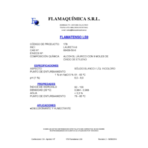 FLAMATENSO LS9