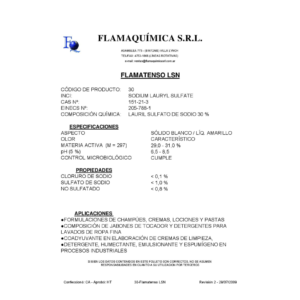 FLAMATENSO LSN