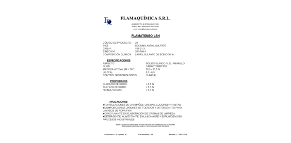 FLAMATENSO LSN