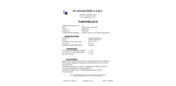 FLAMATENSO LST 40