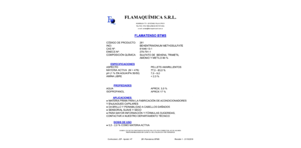 FLAMATENSO BTMS