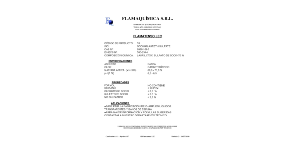 FLAMATENSO LEC