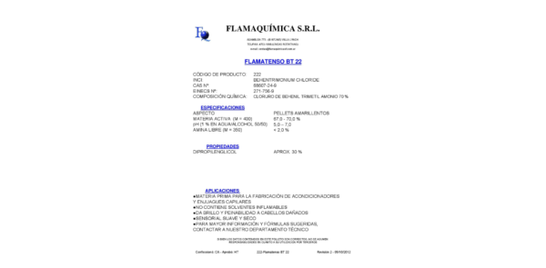 FLAMATENSO BT 22